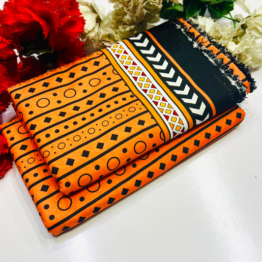 2PC Digital Floral Print
