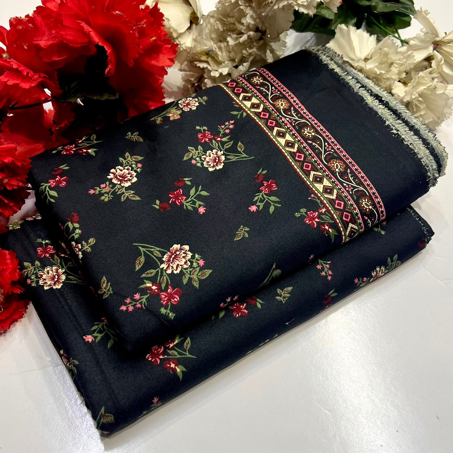 2PC Digital Floral Print