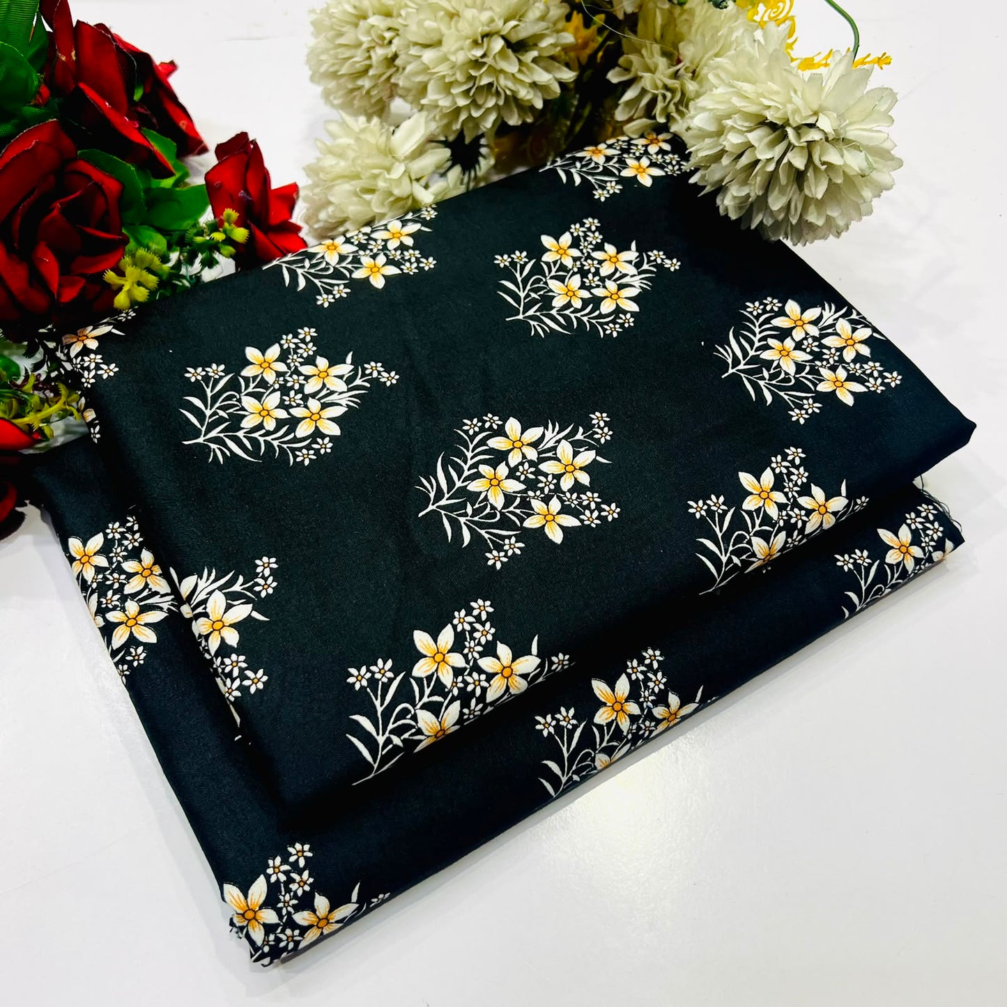 2PC Digital Floral Print