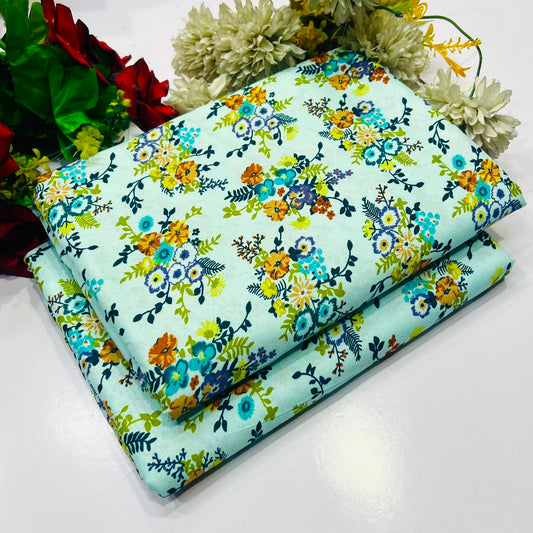2PC Digital Floral Print