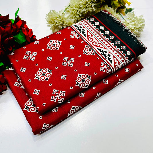 2PC Digital Floral Print
