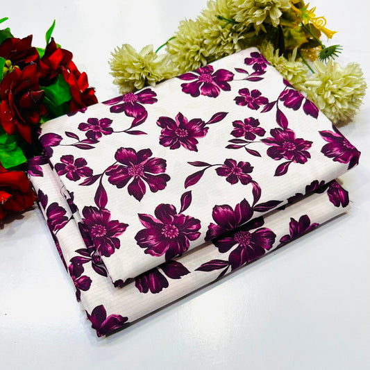 2PC Digital Floral Print