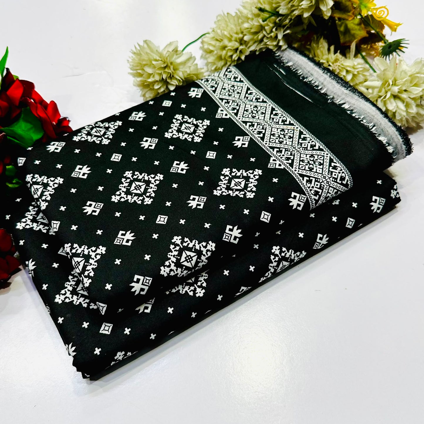 2PC Digital Floral Print