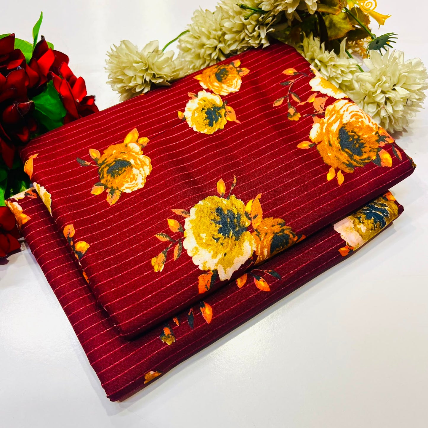 2PC Digital Floral Print