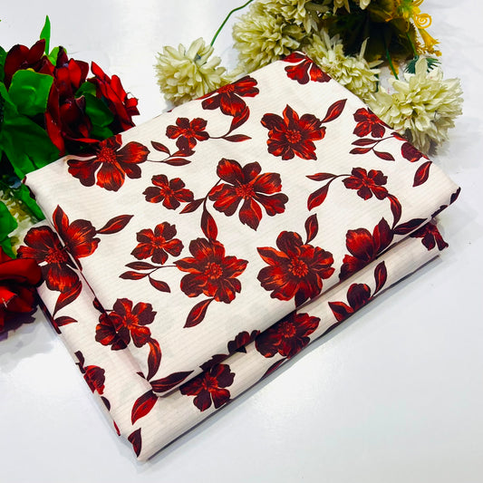 2PC Digital Floral Print