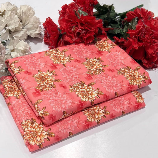 2PC Digital Floral Print