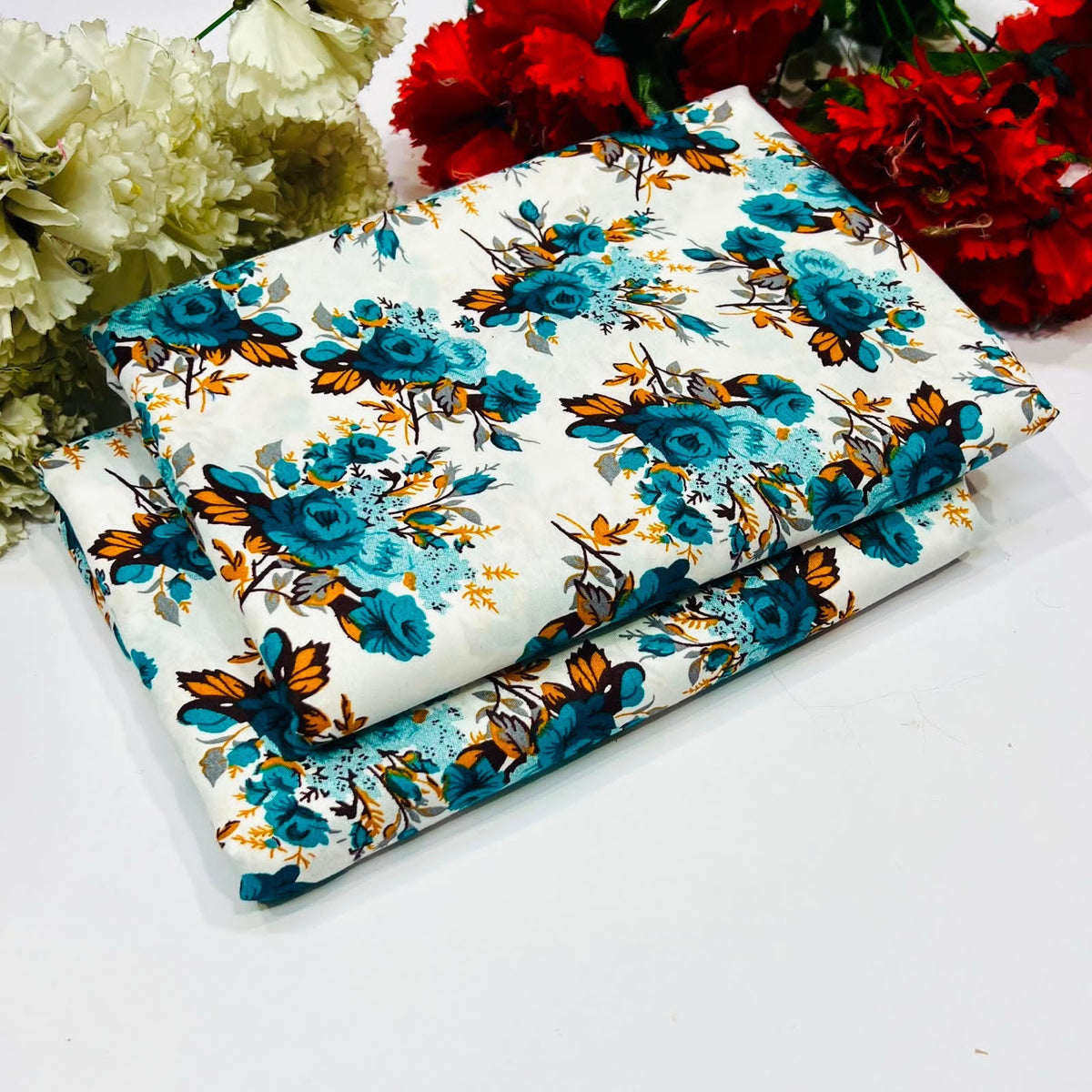 2PC Digital Floral Print