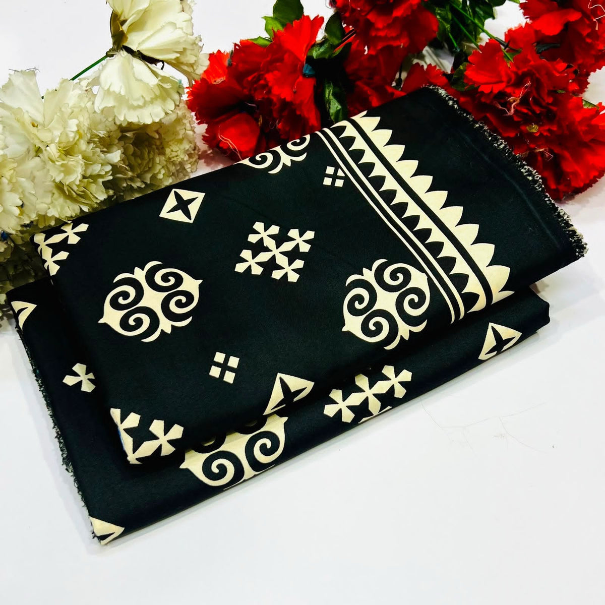 2PC Digital Floral Print