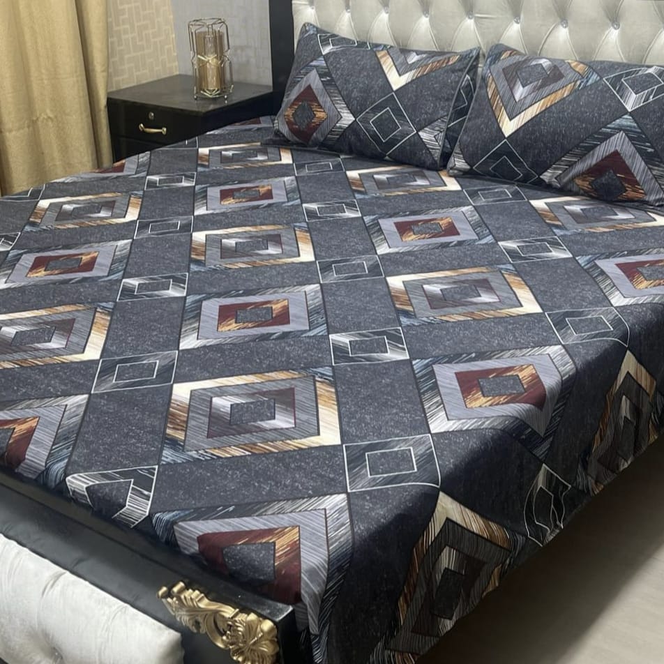 Crystal Cotton Bedsheet Design 033