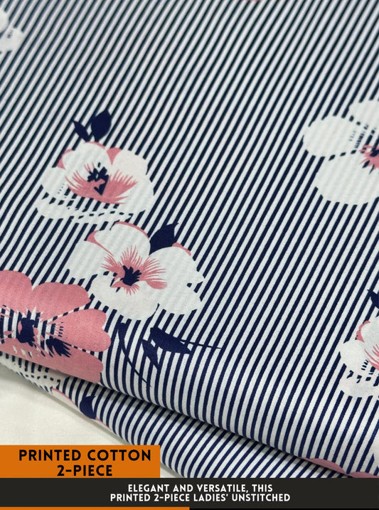 2PC Digital Floral Print