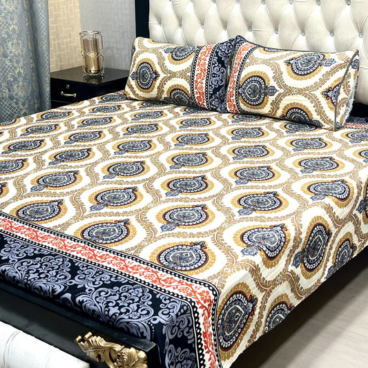 Crystal Cotton Bedsheet Design 019