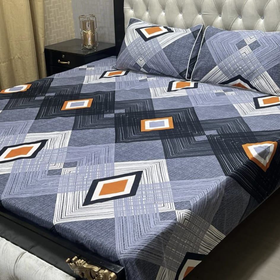 Crystal Cotton Bedsheet Design 049
