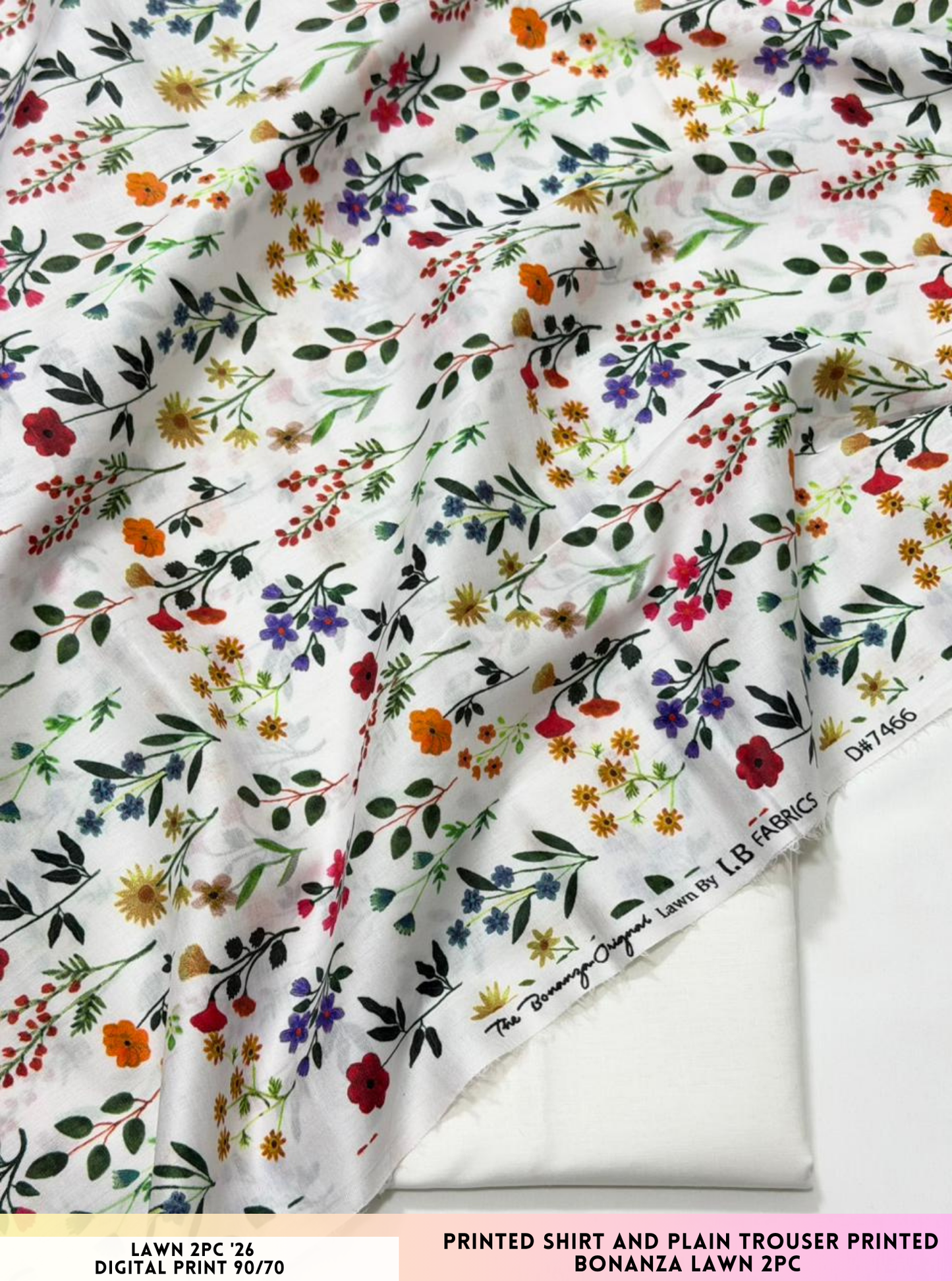 Bonanza Satrangi Lawn 2pc