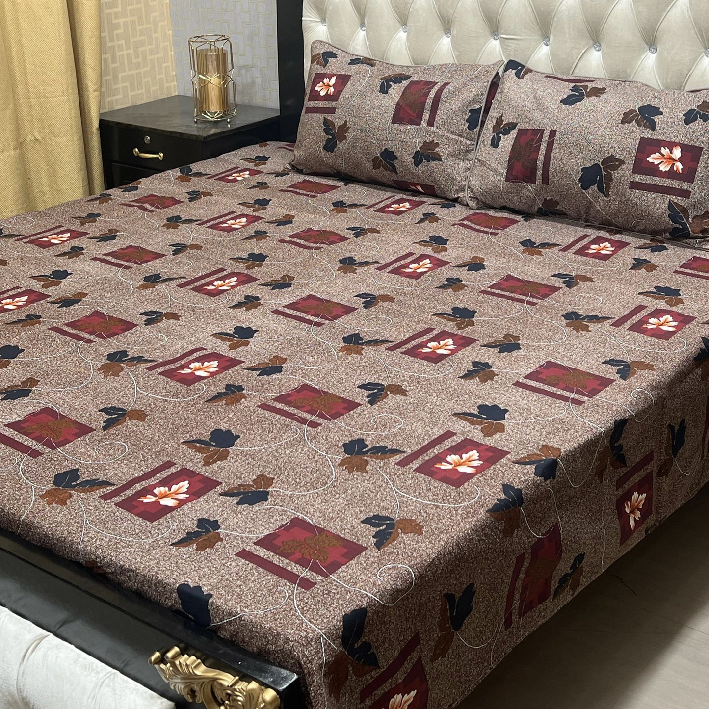 Crystal Cotton Bedsheet Design 051